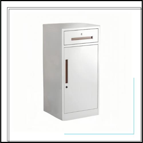 Artispro デスクワゴン サイドワゴン キャビネット オフィス用 袖机 縦型収納キャビネット キャスター付き 鍵付き 足マット付き スチール