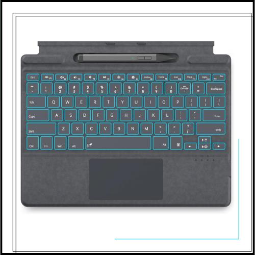 Surface ペン付き Surface Pro11/Pro10/Pro9/Pro8/ProX キーボード タッチペン付き、Surface Pro 11 10 9 8 X 対応、13 インチ タッチパ