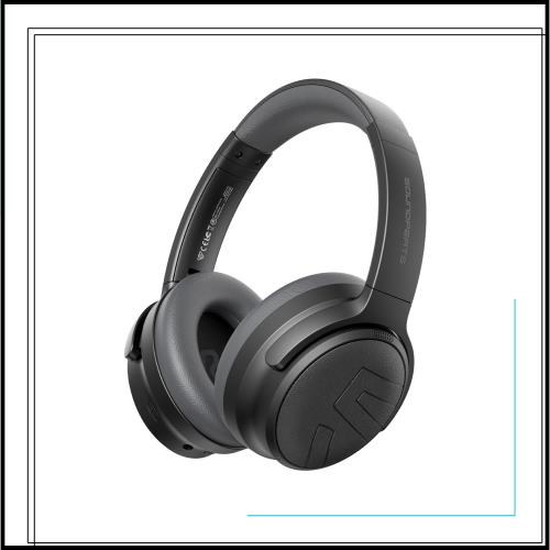 SOUNDPEATS Space Pro ワイヤレスヘッドホン LDAC/ハイレゾ対応 (ワイヤレス/有線) / アクティブノイズキャンセリング 最大47dB/ 40mm +1