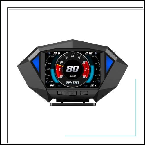 wiiyii P1 obd2マルチメーター、obd2 メーター、マルチメーター obd2、hud obd2、OBD + GPS +傾斜計+周囲光、車全体のECUデータを読み取