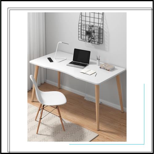 Rshtong デスク パソコンデスク 勉強机 北欧 木製 机 幅100cm×奥行50cm PCデスク 在宅勤務 リモートワーク用 おしゃれテーブル シンプル