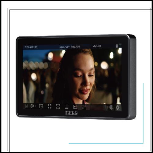 Osee G7 Pro カメラ モニター 7インチ タッチスクリーン ビデオモニター、3000Nits HDR 3G-SDI フィールド モニター、カメラ コントロー