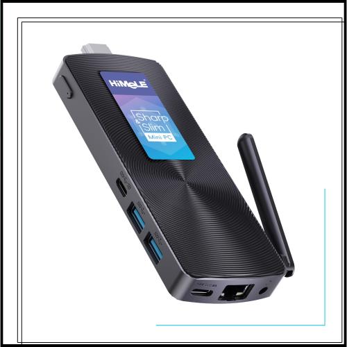 HiMeLE PCG02 N100 ミニ PC スティックPC フル機能 USB-C ファンレス ミニ コンピューター スティック デュアル HDMI 4K ディスプレイ 2.