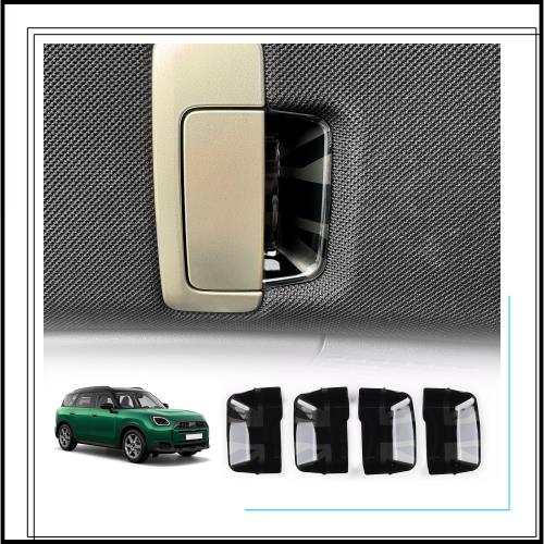 KUNGKIC 2024 2023 2025 ミニクーパー U25 カントリーマン COUNTRYMAN 専用 カーボンファイバー カードアインナーグラブハンドルカバー