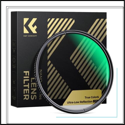 K＆F Concept 95mm True Color＆超低反射 CPLフィルター 黄色被り解消可能 超低反射0.1% コントラスト 反射調整 高透過率 円偏光フィルター