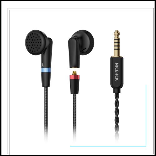 NICEHCK EBX25Ti インナーイヤー型イヤホン 1DD 有線 14.2mmドーム型ベリリウムメッキ振動板ダイナミックドライバー チタン合金キャビテ