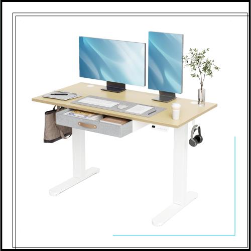 Claiks 昇降デスク 引き出し付き 幅120CM＊奥行き60CM スタンディング