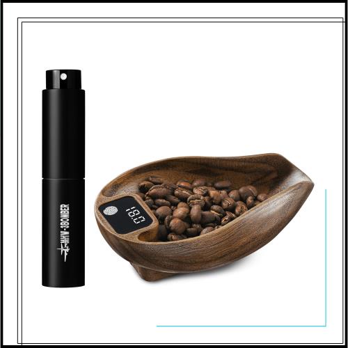 MHW-3BOMEBR コーヒースケールとスプレーボトルセット 0.3-200g/0.1g高精度 コーヒー計量器 エスプレッソはかり ドリップスケール デジタ