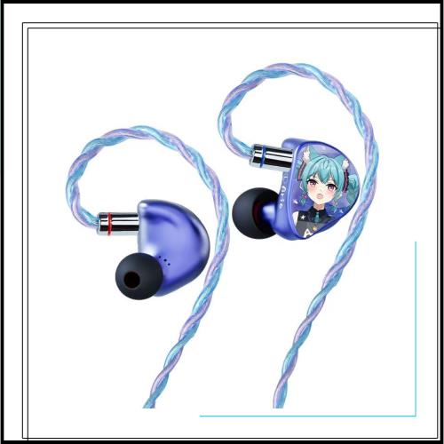 CVJ Aria ？夢 イヤモニ 有線イヤホンカナル型 ダイナミックハイエンドWired Earphones インナーイヤーイヤフォン HIFI級音質3種類の交換