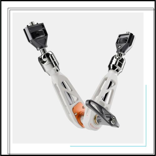 MOFAGE マジックアーム Talos Damping 11”/28cm マジックアーム 1/4”と3/8”ネジ付き 耐荷重1.5KG モニターに適用 (白)