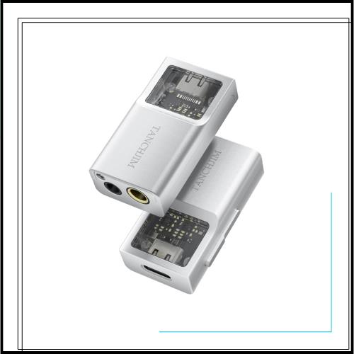 TANCHJIM SPACE ヘッドフォンアンプ | 高性能CS43131 DAC×2搭載 | 32bit/768kHz DSD256デコーダー対応 | AMP | ポータブルUSBイヤホンア