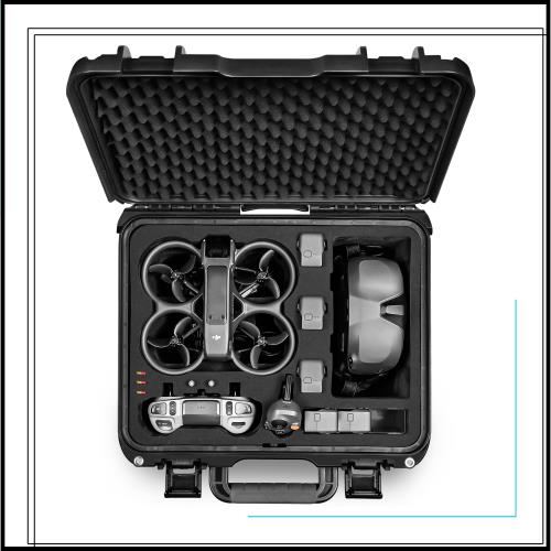 Lekufee 防水ハードキャリングケース DJI Avata 2 ドローン、Fly More Combo、Goggles N3 / 3 / Integra、RC Motion 3 / 2、FPV リモート