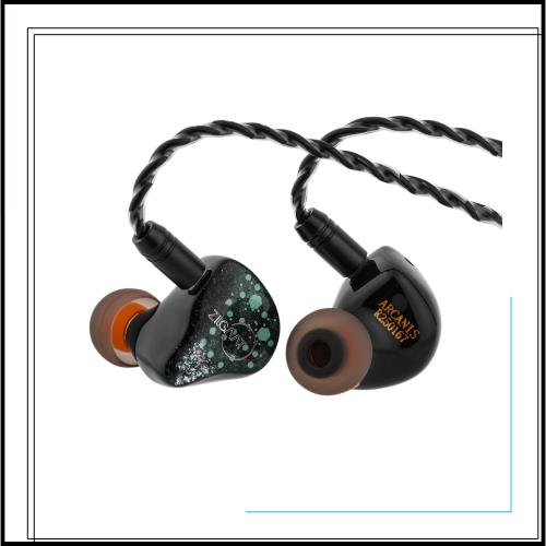 Linsoul ZiiGaat Arcanisハイブリット型(2DD+5BA)ハイエンドインナーイヤーイヤフォン 3.5mmジャック HIFI音質 重低音 ノイズキャンセリ