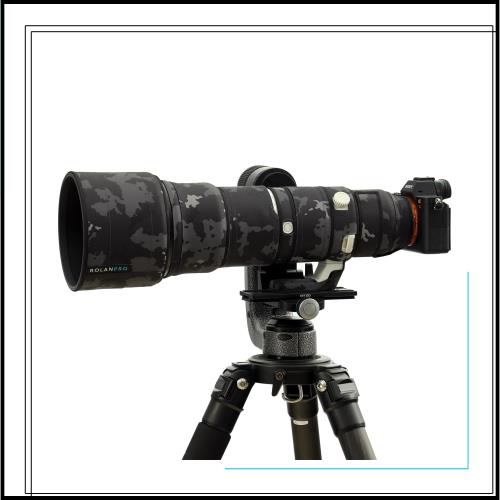 ROLANPRO レンズカモフラージュコート 適合するSony FE 400-800mm F6.3-8 G OSS SEL400800G用 レインカバー レンズ保護スリーブ保護ケー
