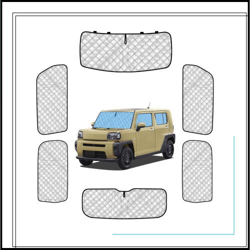 ダイハツ・タフト LA900S LA910S 専用サンシェード 全窓対応 車用 遮光シェード 車窓日よけ 車中泊グッズ はめ込み式 プライバシー確保