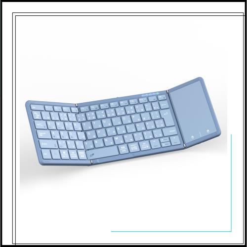 【最新型】Omikamo キーボード bluetooth 折り畳み式 ワイヤレス JIS標準日本語配列 ipad キーボード スマホ マルチペアリング タッチパ