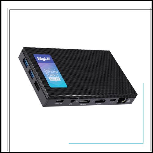 HiMeLE Quieter4C N150 ファンレスミニPC OS搭載（最大3.6GHz 4コア/4スレッド） 8GB LPDDR5 256GB デスクトップPC 4Kトリプルディスプレ