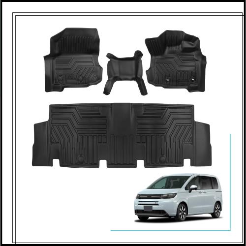 新型 フリード GT系フロアマット 車種専用設計 5人乗り ハイブリッド車用 GT1/2/3/4/5/6/7/8型 専用 立体 3Dフロアマット TPE素材 カーマ