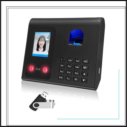 【2025年新モデル発売】PHIZTO タイム カード 機械 指紋認識 顔認識 + パスワード認証 跨日統計 8GB USB付き ワンプッシュデータ出力 日