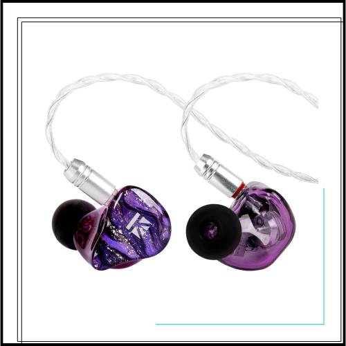 Yinyoo KBEAR KB16 Cepheus 2DD+6BA イヤホン 有線 イヤモニ HIFI イヤフォン 有線 デュアル磁気回路＆ダイナミックドライバー + 6個KBEA