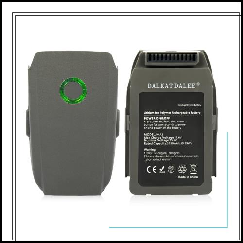 Dalkat Dalee バッテリー DJI Mavic 2、Mavic 2 Pro、Mavic 2 ズームに対応 31分最大飛行時間3850 mAh 15.4 Vスマート飛行 電池交換部品
