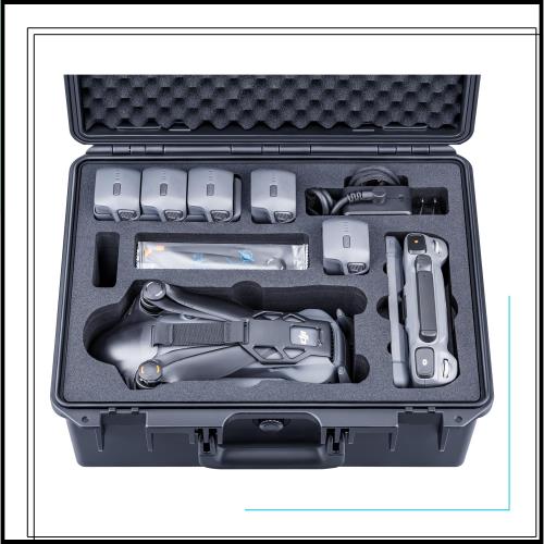 Lykus Titan M400 防水ケース DJI Mavic 4 Pro Fly More/クリエイターコンボ、 DJI RC Pro 2/RC2 送信機に適用、最大でバッテリー6個を収