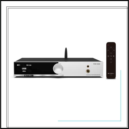 SMSL AS400 165Wx2 パワー アンプ ＆ MQA DAC ＆ ヘッドホンアンプ 一体型 アンプIC MA5332MS ＆ DAC IC CS43131 搭載 2.1ch 超低音信号出力