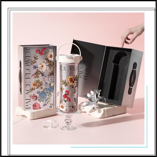 GOOM 水筒 マグボトル タンブラー 蓋付き 保温ボトル 600ml チタン ストローボトル 保温 保冷 真空断熱 漏れ防止 多重構造 蓋付き ストラ