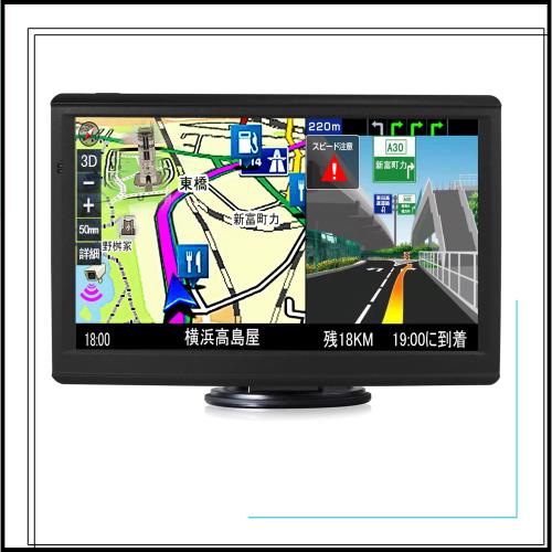 カーナビ ポータブルナビ 7インチ 衛星数1.8倍 ナビ 高速で正確な位置決め の日本地図 12V/36V 8Gメモリー キャパシタタッチパネル ナビ