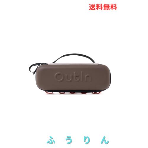 OutIn EVA ナノポータブル電気エスプレッソマシンキャリーバッグ、防水で頑丈なEVA電子コーヒーメーカー収納ケース快適なハンドホールド