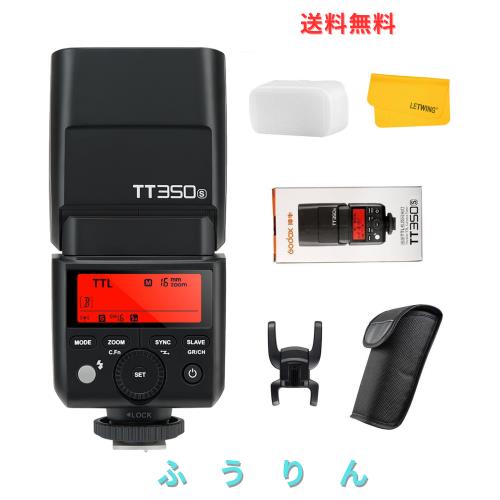 Godox Thinklite TT350S TTL ミニ カメラフラッシュ ストロボ 高速1/8000s GN36 ソニー Sonyカメラ対応