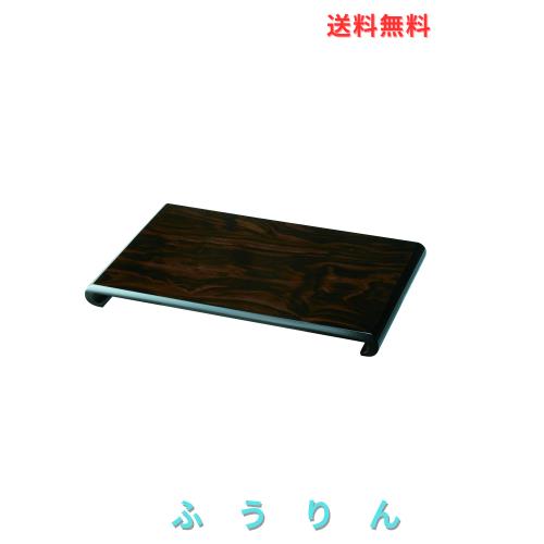 山家漆器店 木製 花台 クリ台 (黒檀調, 10号 30cm)