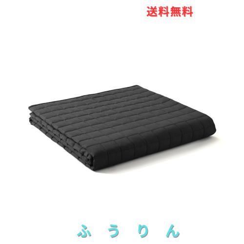 YnM ウェイトブランケット 加重ブランケット 152*203センチ7キロ 体重範囲 50-70キロ 重い布団 綿100%