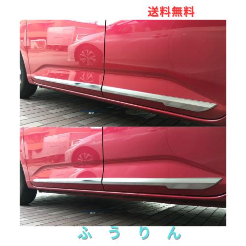 RUIQ トヨタ ルーミー [M900A/M910A] 専用 外装 クロームメッキ サイド ドア アンダー モール Toyota ROOMY 2016年〜 専用設計