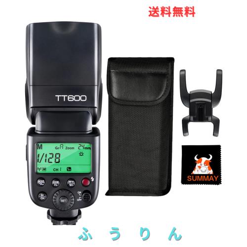 【Godox正規代理＆日本語取説書】GODOX TT600 クリップオン ストロボ ガイドナンバー60 フラッシュ スピードライト キヤノン ニコン 富士