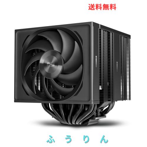 PCCOOLER CPS CPUクーラーエア冷凍庫、290Wデュアルタワーエアクーラー、8ヒートパイプCPU冷却ファンシステム＆3モードPWMサイレントファ