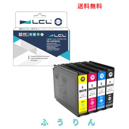 LCL エプソン用 IB02 IB02A IB02KA IB02CA IB02MA IB02YA （4色セット） 顔料 互換インクカートリッジ対応機種：PX-M7110F/M7110FP/M7110 6,807円