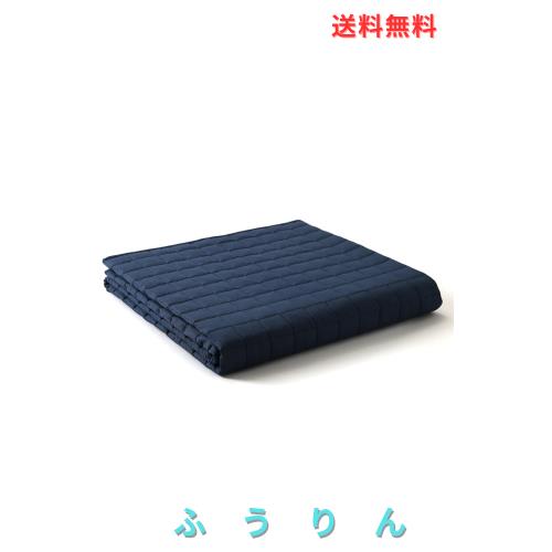 YnM ウェイトブランケット 加重ブランケット 152*203センチ7キロ 体重範囲 50-70キロ 重い布団 ブランケット 綿100%…