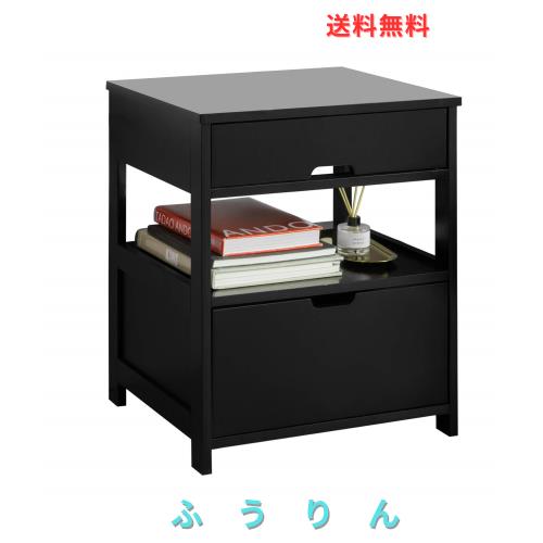 SoBuy ベッドサイドテーブル サイドテーブル ナイトテーブル 電話台