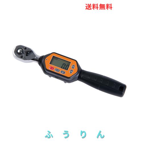 Beslandsデジタルトルクレンチ 1.8-60N・m プリセット 小型トルクレンチ 差込角9.5mm (3/8インチ) 双方向ラチェットヘッド 車 エンジン修