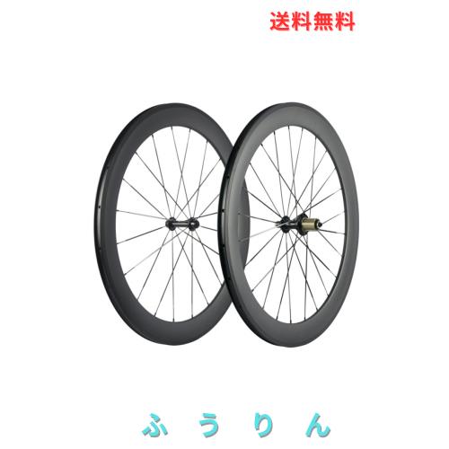 ウィンドブレーバイク SUPERTEAM 38/50/60/88mm カーボン ーホイールセット700c クリンチャ23mm ホイール UDマット (60mm/23mm)