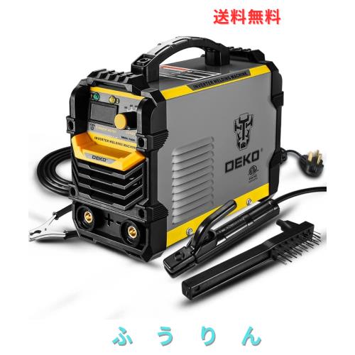 DEKO MMA溶接機 110V＆220V兼用 160A アークARC手棒溶接 リフトTIG溶接機能 ノンガス 半自動溶接機 家庭用ポータブル直流インバータ溶接機