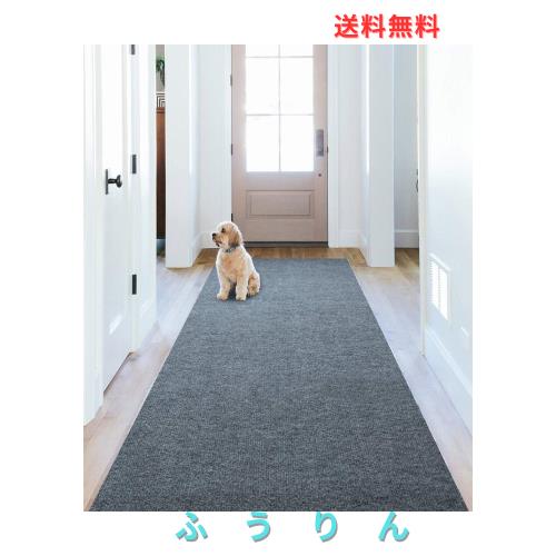 廊下敷き マルチロールカーペット 吸着マット 足腰負担軽減 洗える 600*68cm 厚み4mm ずれない キッチンマット 階段カーペットマット 床