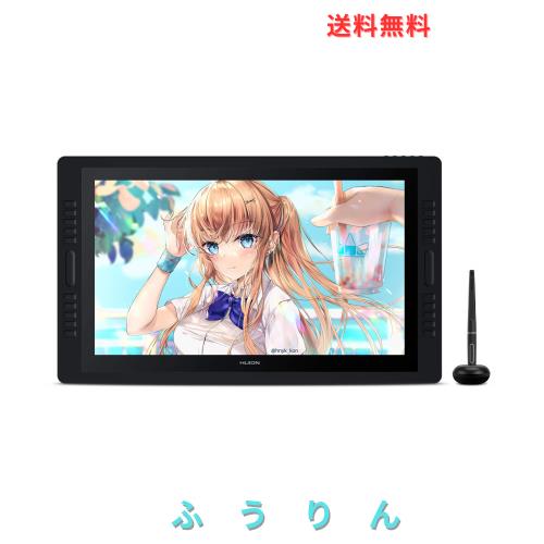 同梱 HUION 液タブ 液晶ペンタブレット Kamvas Pro 24 (2.5K) 23.8