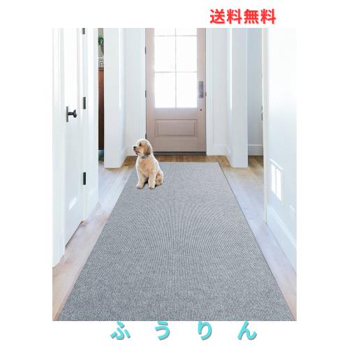 廊下敷き マルチロールカーペット 吸着マット 足腰負担軽減 洗える 600*68cm 厚み4mm ずれない キッチンマット 階段カーペットマット 床