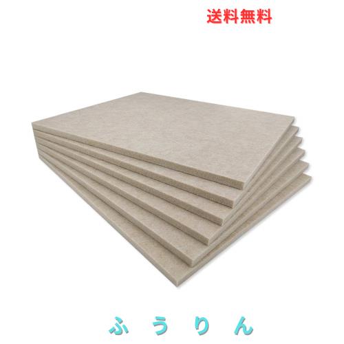 TroyStudio 吸音材 吸音パネル 800 x 600 x 12mm 6枚入 - 吸音 防音 ボード 吸音ボード 壁 壁面 天井 床 簡単 壁に貼る 防音材 騒音 対策
