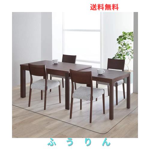 ダイニングマット クリア PVC 180X300cm 特大サイズ 超大判 厚さ1.5mm クリアマット テーブルマット 透明マット ソフト 撥水 おしゃれ 汚