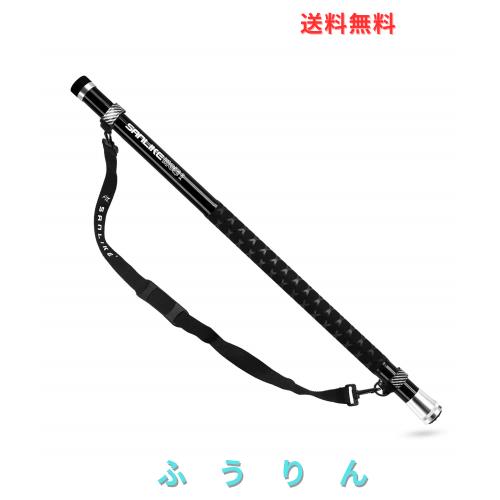 サンライク(SANLIKE) タモの柄 ランディングポール 3m/5m/6m 9段階 カーボン製 玉の柄 ラバーグリップ 伸縮式 コンパクト ベルト付き 海