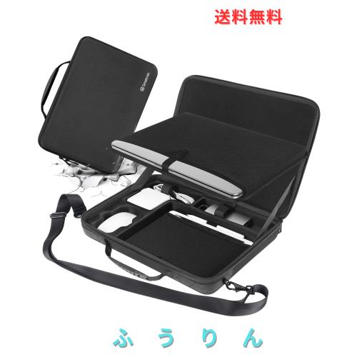 Smatree ノートパソコン ハードキャリングケース 16.2インチ MacBook Pro M4 2024/2023 A2991 A2780/2021 A2485、11インチ iPad A16 2025