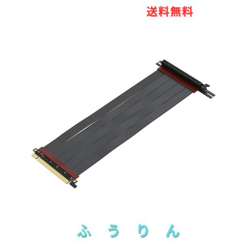 LINKUP ウルトラ PCIe 4.0 X16ライザーケーブル[RTX4090 RX6950XT x570 B550 Z690テスト済み] 超極高速シールド垂直GPUマウント ゲーム用